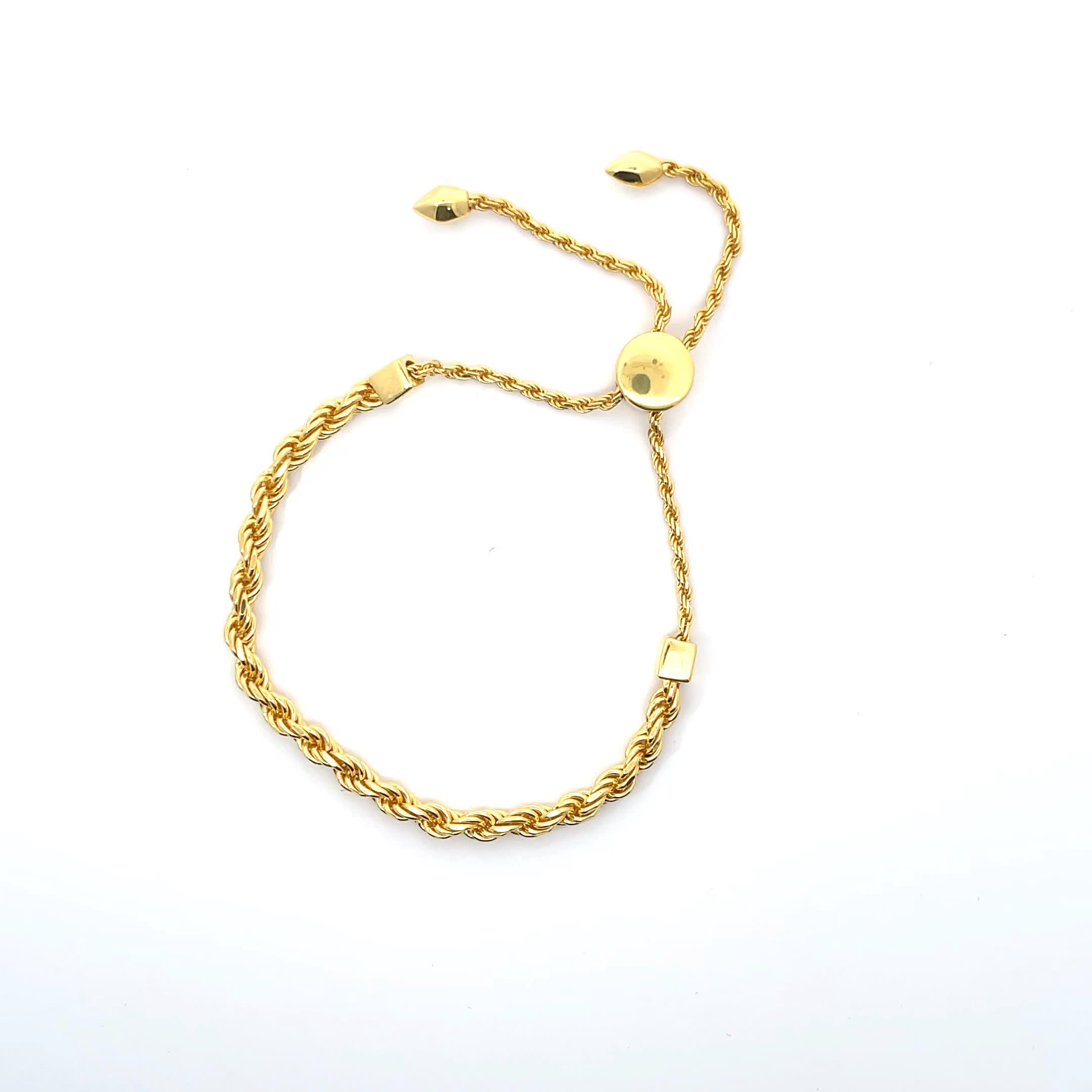 Gold Chain adjustable bracelet